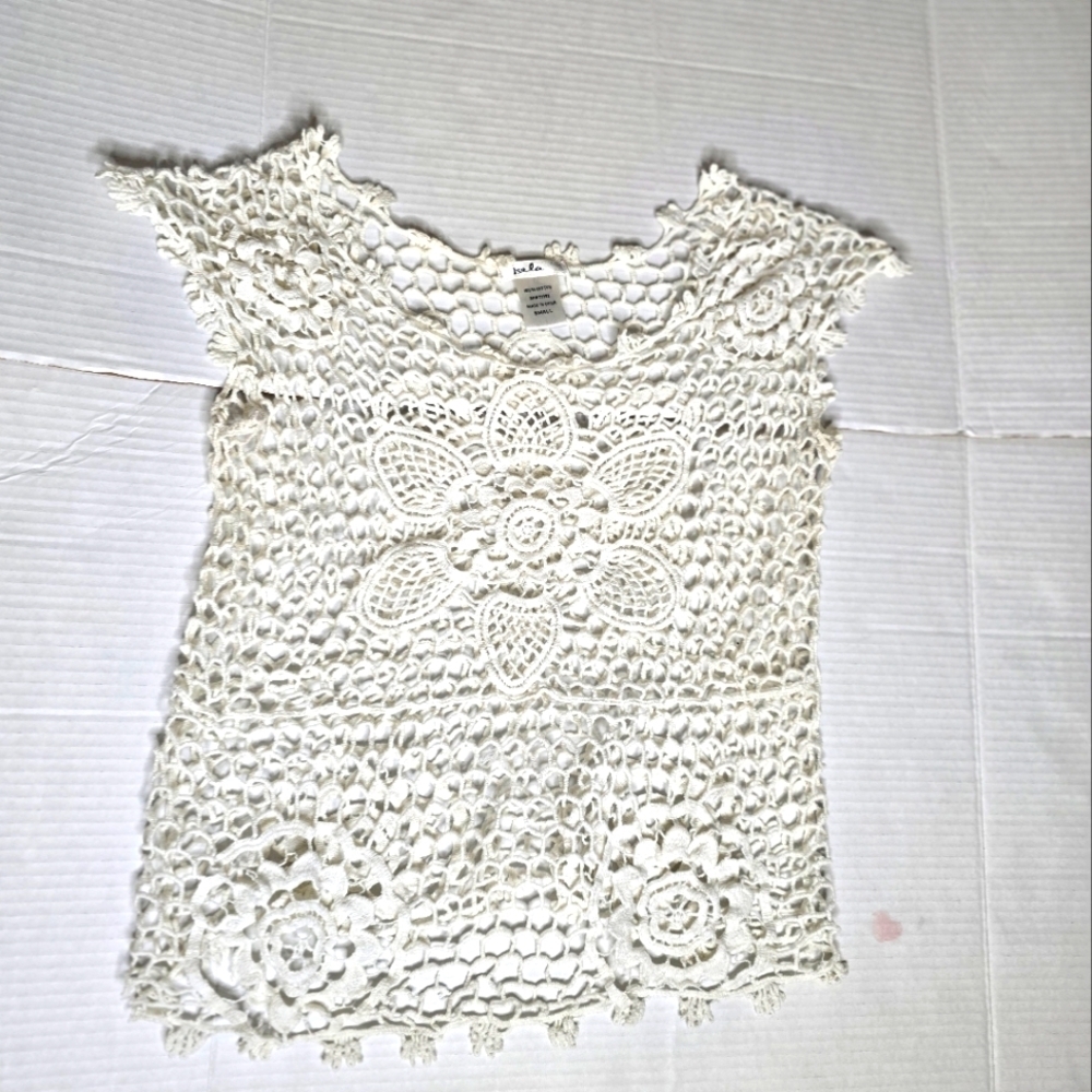 Isela Crochet Cotton Blouse